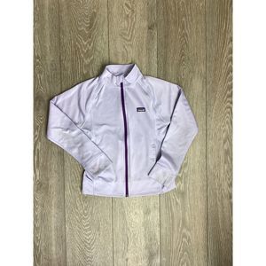 Patagonia Kids L 12 Purple Full Zip Jacket Sweater‎ Girls Active
